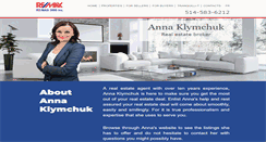 Desktop Screenshot of annaklymchuk.com
